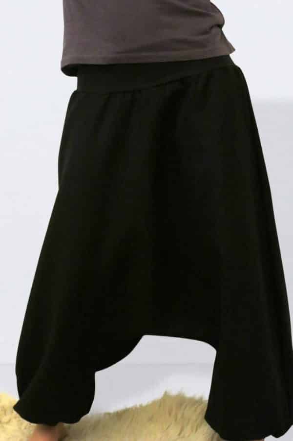 Schwarze Leinenhose für Frauen Hosen